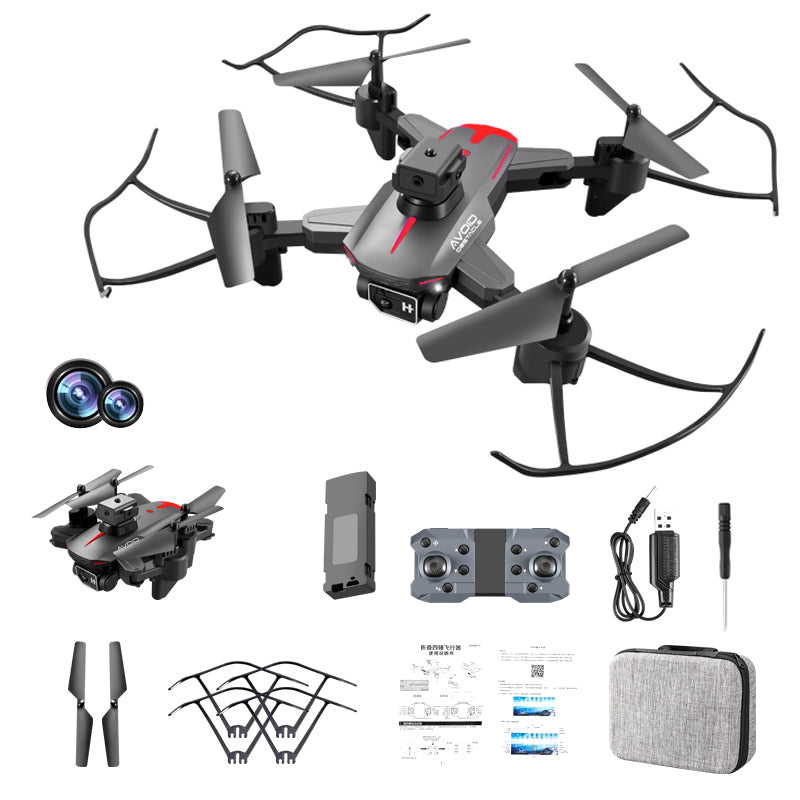 XKJ KY605 Optical Flow Positioning Dual Camera Drone 4-Side Obstacle Avoidance ESC Quadcopter Folding RC Aircraft with LED Color Lights (1 Battery) XKJ KY605 Optical Flow Positioning Dual Camera Drone 4-Side Obstacle Avoidance ESC Quadcopter Folding RC Aircraft with LED Color Lights (1 Battery)